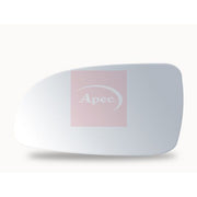 Apec Exterior Wing Mirror Glass Left fits Opel Astra H 2004-2014