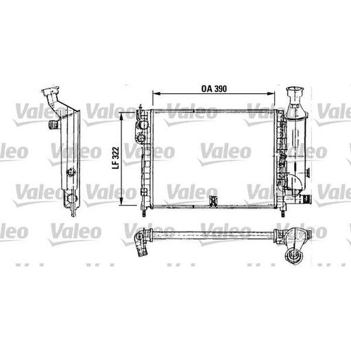 Valeo Engine Radiator 730491