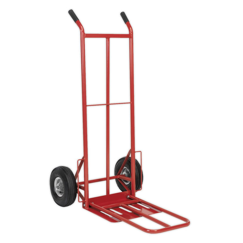 Sealey Sack Truck with Pneumatic Tyres & Folding 250kg Capacity CST990 Sealey - Dynamic Drive