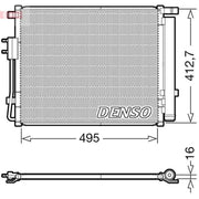 Denso Air Conditioning Condenser DCN41012
