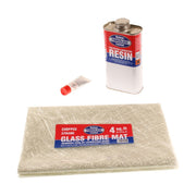 Baileys Fibreglass Repair Kit 4Sq ft with Resin, Hardener, and Matting Baileys - Dynamic Drive