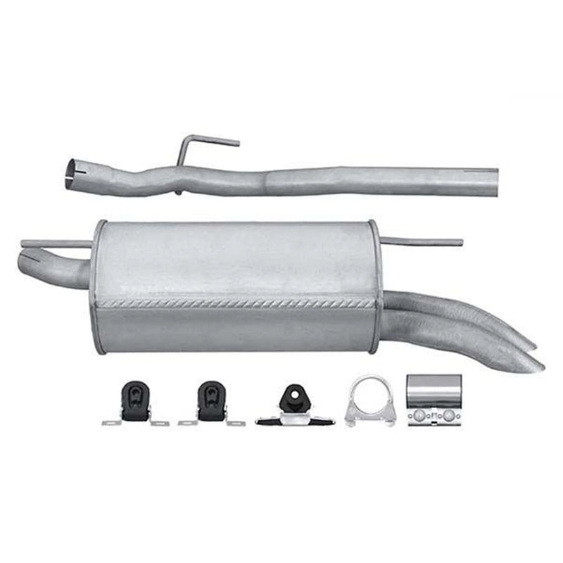 Hella End Silencer Rear fits VW Transporter Platform 1990-2003 1.9 2.4