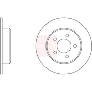 Apec Rear Brake Discs & Pads fits Chrysler Tacuma 1995-2001 2.0 2.4 2.5 3.0 3.3