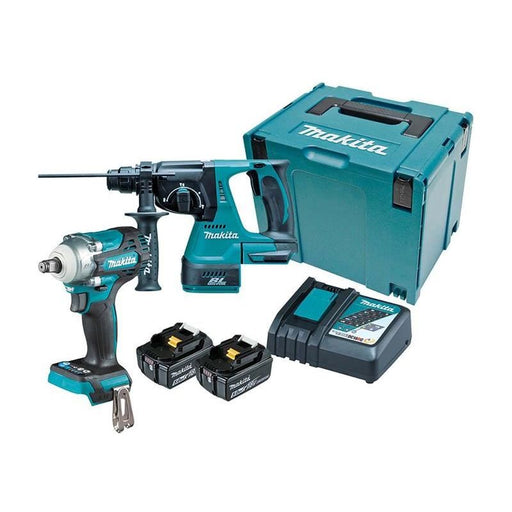 Makita DLX2372TJ Twin Pack 18V 2 x 5.0Ah Li-ion Makita - NN4 Online