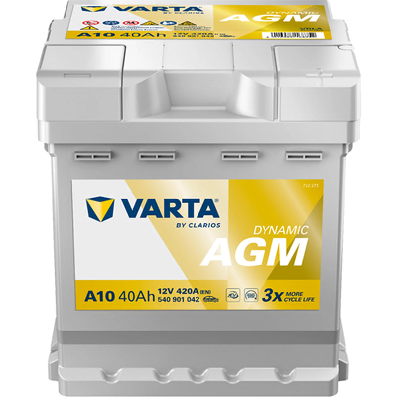 VARTA AGM Car Battery Dynamic 540901042 40Ah 12V