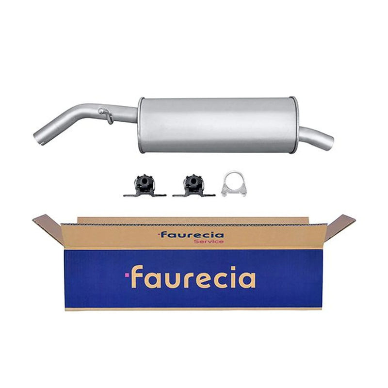 Hella End Silencer Rear fits Citroën C2 2005-2009 1.6