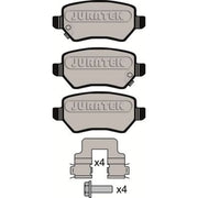 Juratek Rear Brake Pad Set fits Kia Cee'D 2012-2018 1.0 1.4 1.6