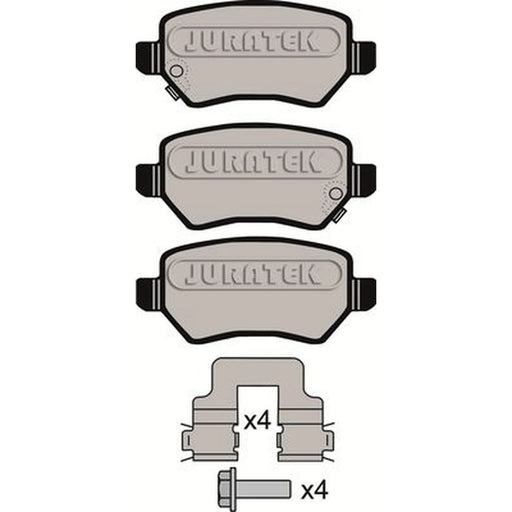Juratek Rear Brake Pad Set fits Kia Cee'D 2012-2018 1.0 1.4 1.6