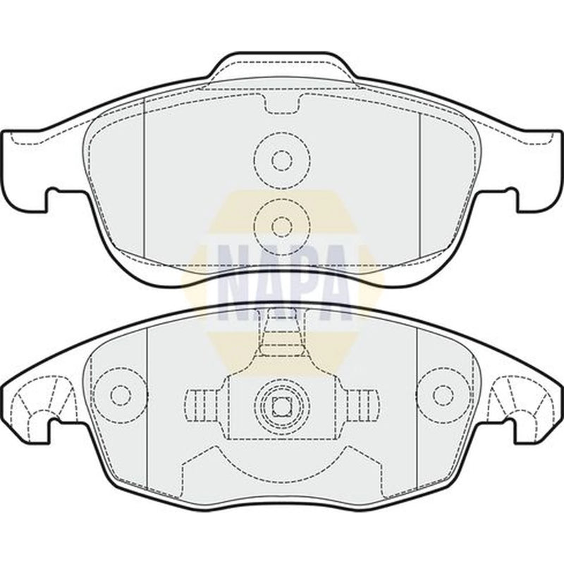 NAPA Front Brake Pad Set NBP1286