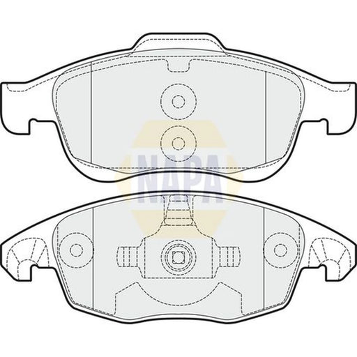 NAPA Front Brake Pad Set NBP1286
