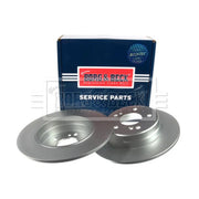 Borg & Beck Rear Brake Discs & Pads fits Mercedes-Benz E-Class T-Model 1996-2000