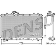 Denso Engine Radiator DRM47024