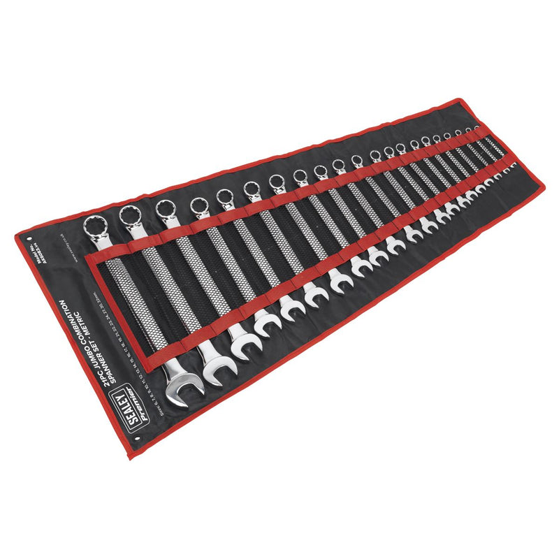 Sealey Combination Spanner Set 21pc Jumbo Metric AK6083 Sealey - Dynamic Drive