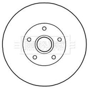Borg & Beck Front & Rear Brake Discs & Pads fits Renault Megane III 2008-2015