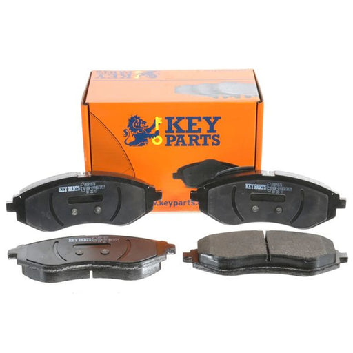 Key Parts 4 x Front Brake Pad Set fits Chevrolet Aveo / Kalos 2003-2011 1.2 1.4