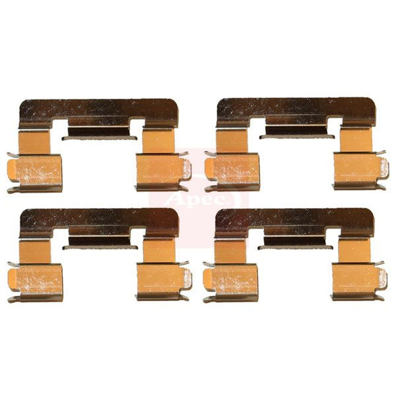 Apec Brake Pad Accessory Fitting Kit Front fits Toyota Corolla 1997-2008