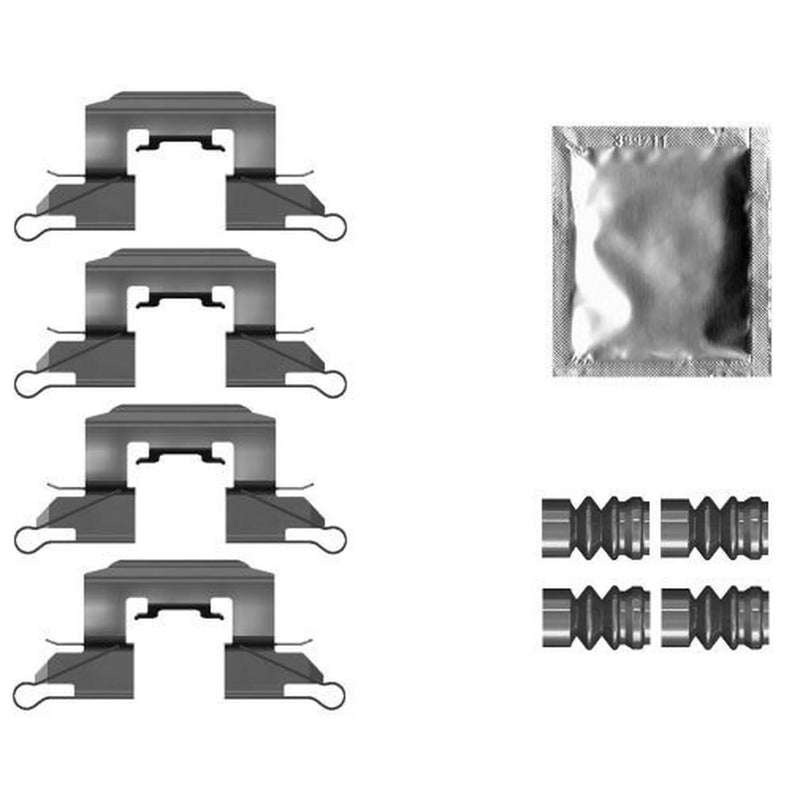 Mintex Brake Pad Accessory Fitting Kit Front fits Suzuki Ignis III 2016 on 1.2