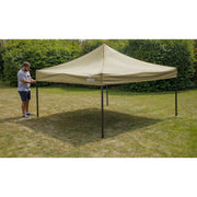 Dellonda 2x2m Pop-Up Gazebo Heavy Duty Carry Bag Rope Stakes & Weight Beige Dellonda - Dynamic Drive