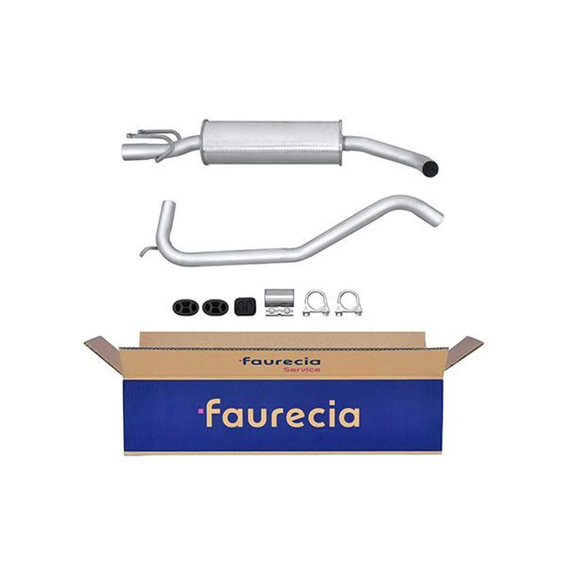 Hella Middle Silencer fits Opel Combo Box Body/Mpv 1994-2001 1.2 1.4 1.7