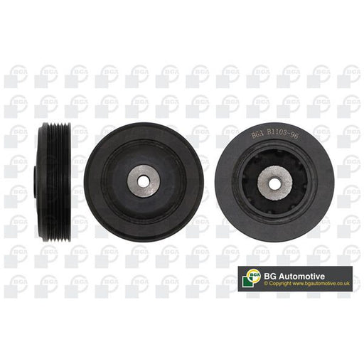 BGA Crank Shaft Belt Pulley fits Renault Espace 1984-2000 2.0