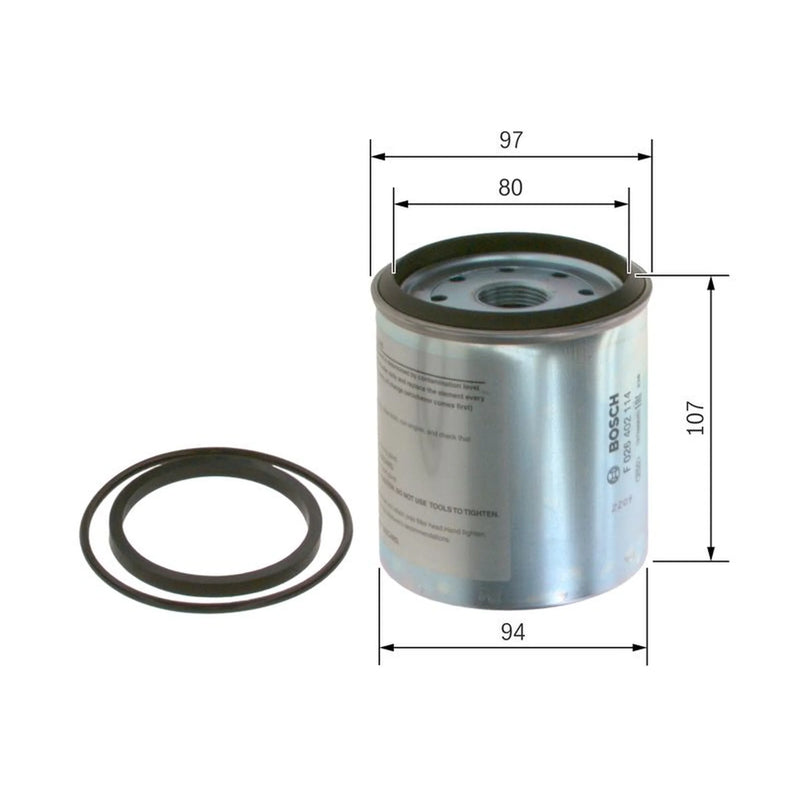 Bosch Fuel Filter Element fits Jeep Cherokee 2001-2008 2.5 2.8