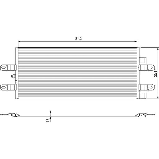 Valeo Air Conditioning Condenser 815093