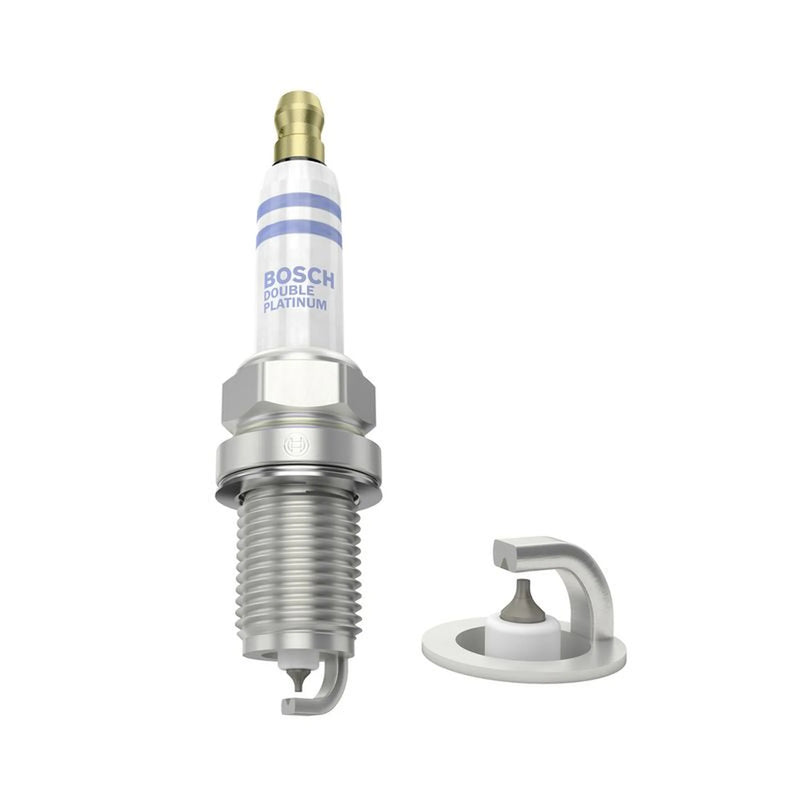 Bosch Ignition Service Kit (4 Spark Plugs + Ignition Coil) fits Ford Escort