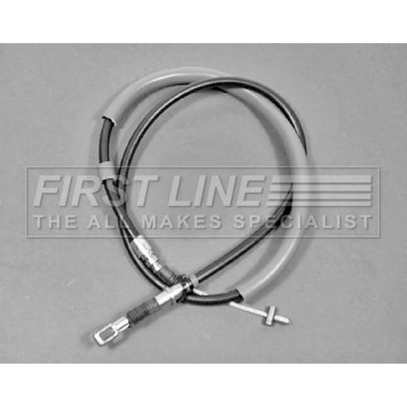 First Line Handbrake Cable Left Rear fits Volvo 440 1988-1996