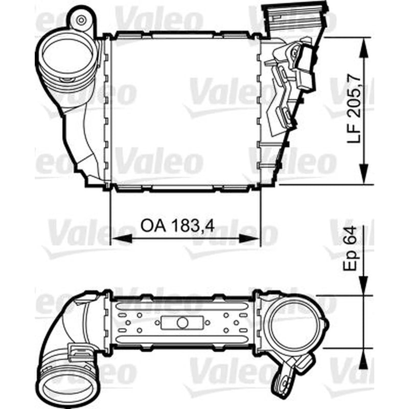Valeo Intercooler (Charge Air Cooler) 817557