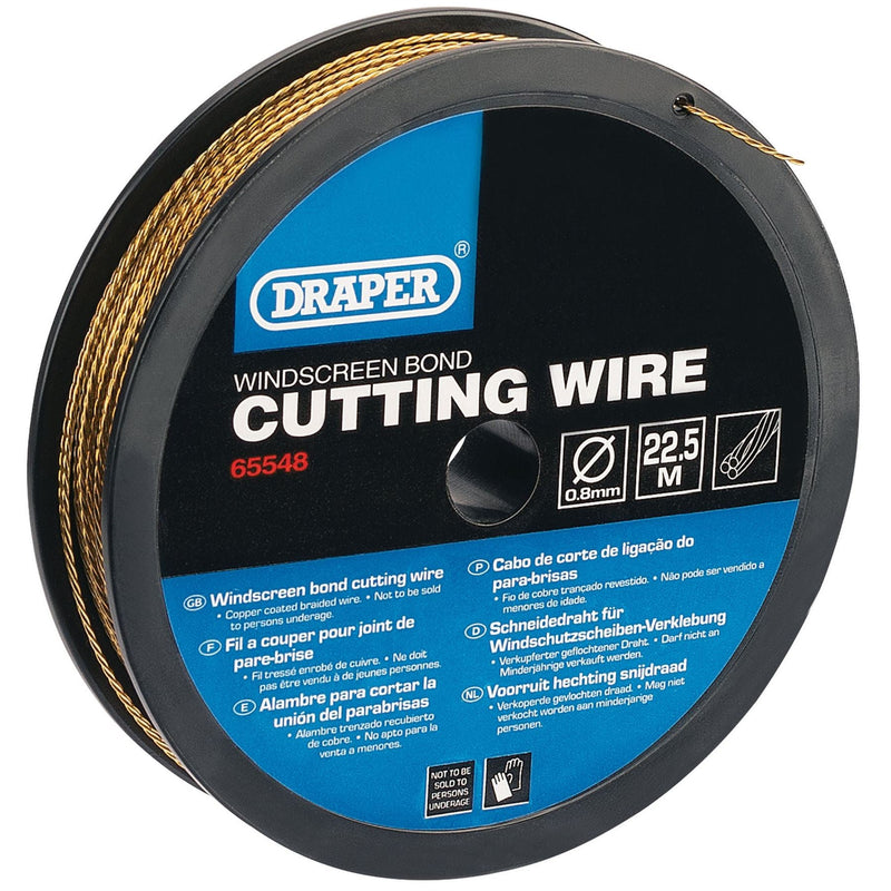 Draper Stainless Steel Braided Wire for Wire Feeder/Starter - 0.8mm, 22.5M 65548 Draper - Dynamic Drive