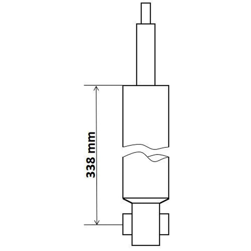 KYB Shock Absorber Damper Strut Rear fits Audi A1 2012 on 2.0