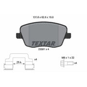Textar Front Brake Pad Set 2358101