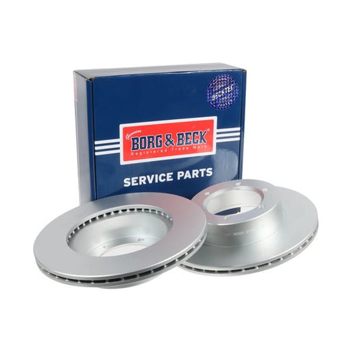 Borg & Beck Front Brake Vented Discs & Pads fits Toyota 4 Runner I 1984-1989 2.4