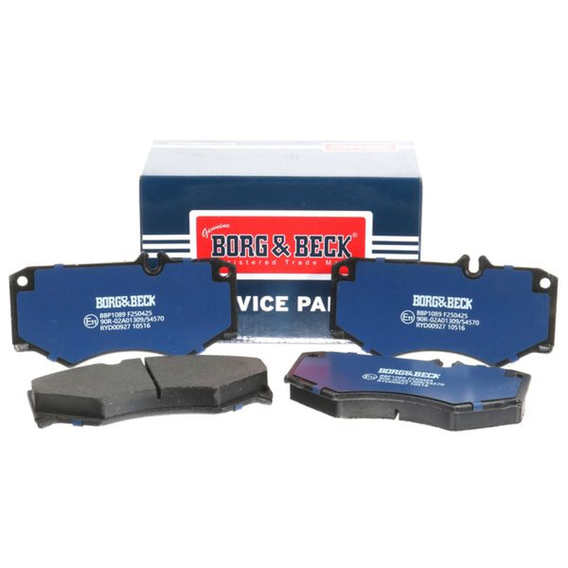 Borg & Beck Front & Rear Brake Discs & Pads fits Puch G-Modell 1991-1993