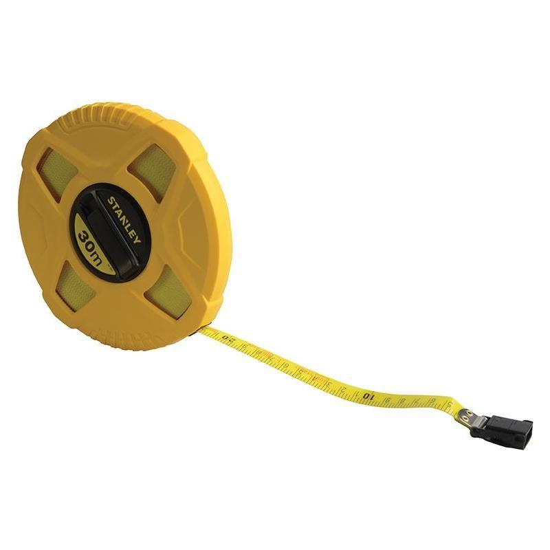 Stanley® Hand Tools Closed Case Fibreglass Long Tape 30m (Width 13mm) STANLEY® Hand Tools - Town Tools