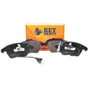 Key Parts 4 x Front Brake Pad Set fits Audi A1 2010-2018 1.4 1.6 2.0