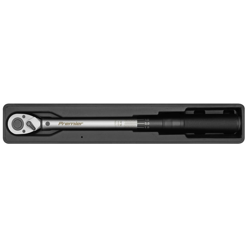 Sealey Premier Premier Micrometer Style Torque Wrench 1/2"Sq Drive 40-210Nm Sealey Premier - Dynamic Drive