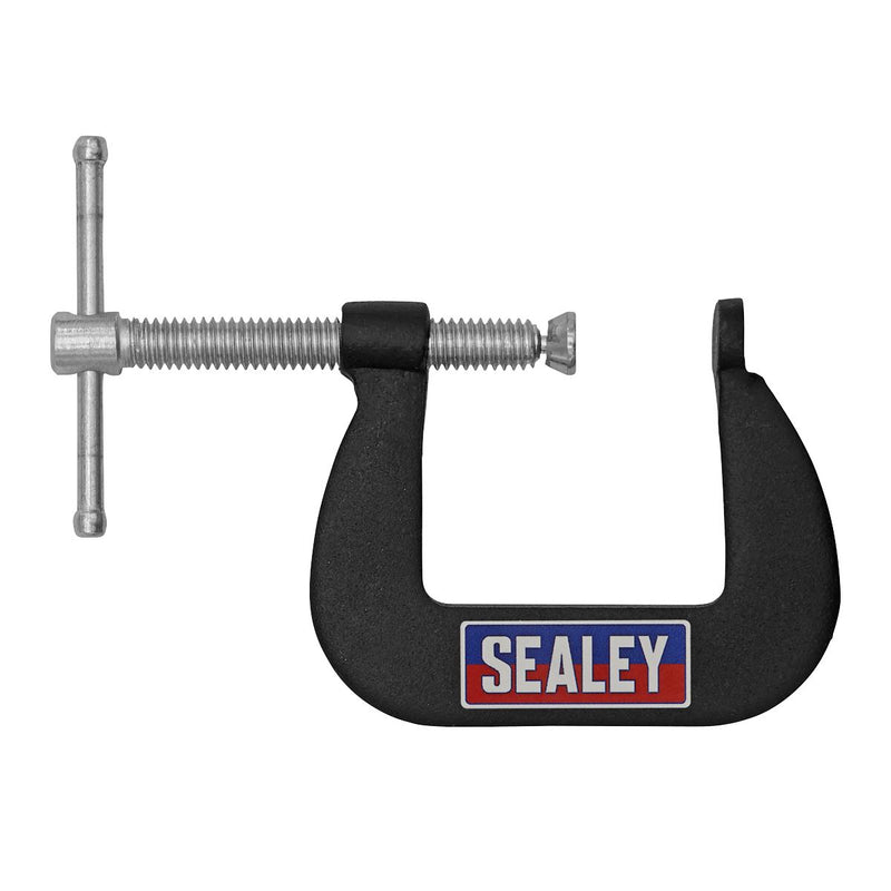Sealey Junior C-Clamp Set 38mm x 38mm 8pc GCC03 Sealey - Dynamic Drive