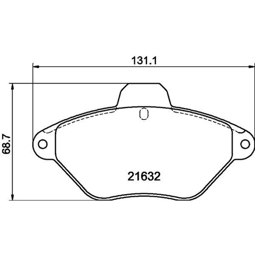Mintex Front Brake Discs & Pads fits Citroën Xantia 1993-2003 1.8 1.9 2.0