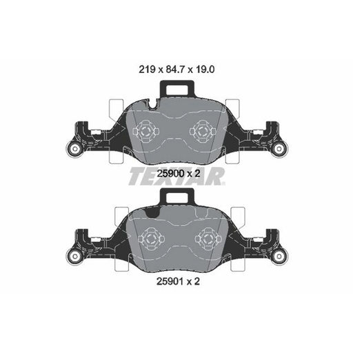 Textar Front Brake Pad Set 2590001