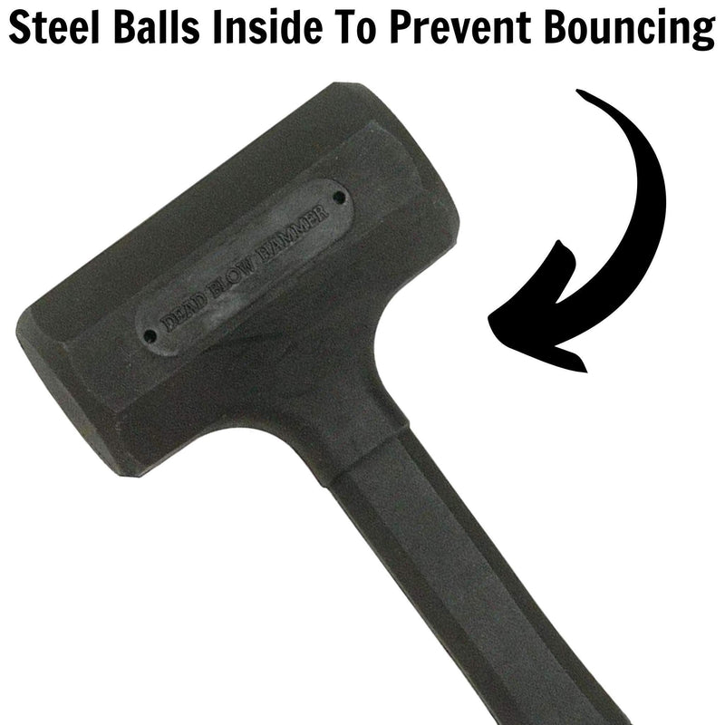 Teng Tools Hammer Dead Blow 45mm Diameter Head 490g Teng Tools - Dynamic Drive
