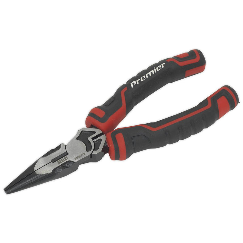 Sealey Long Nose Pliers High Leverage 160mm AK8372 Sealey - Dynamic Drive