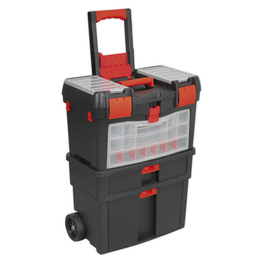 Sealey Mobile Tool Chest with Tote Tray & Removable Assortment Box AP850 Sealey  - Dynamic Drive