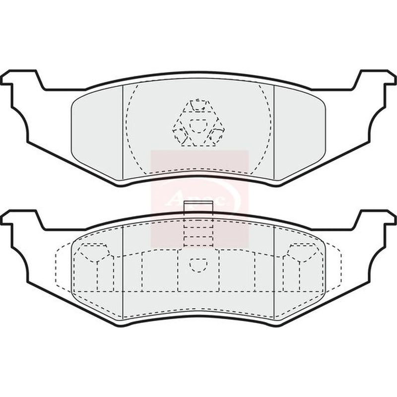 Apec Rear Brake Pad Set PAD1169