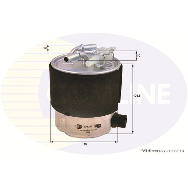 Comline Fuel Filter Element fits Nissan Murano II 2010-2014 2.5