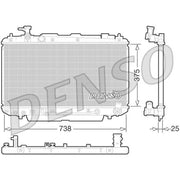Denso Engine Radiator DRM50065