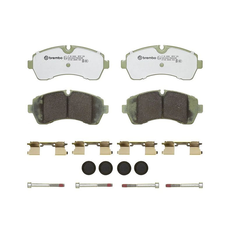 Brembo 4 x Front Brake Pad Set fits Mercedes-Benz Sprinter 3,5-T 2006-2021