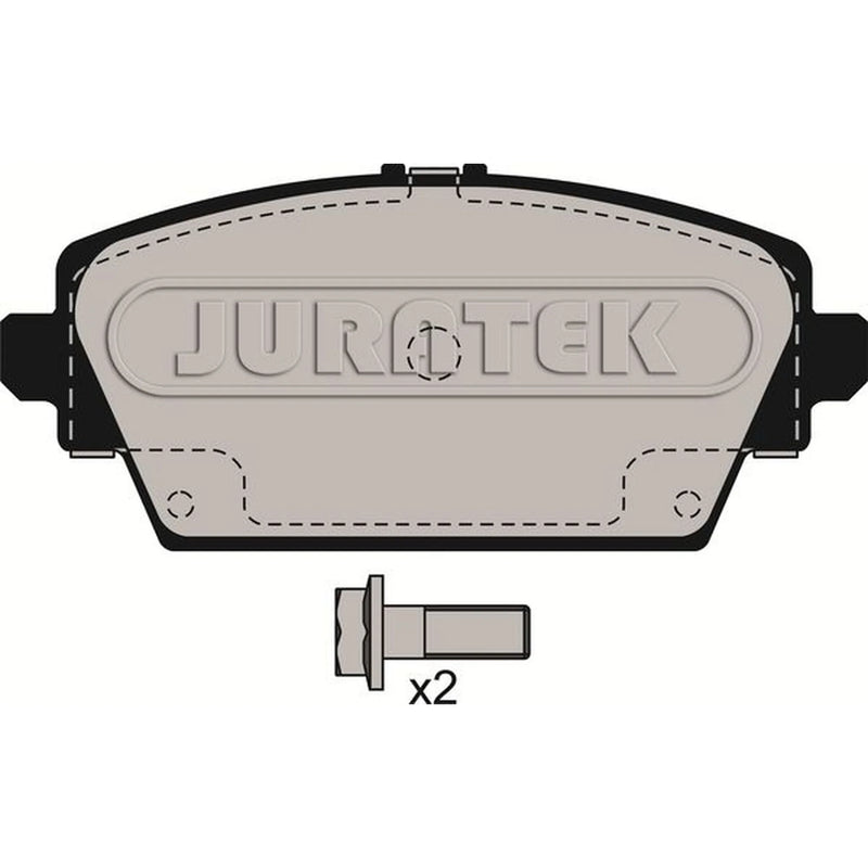 Juratek Front & Rear Brake Discs & Pads fits Nissan Primera 2002-2008