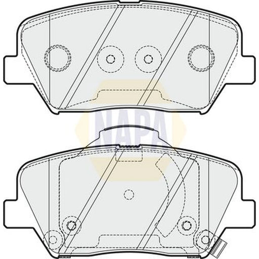 NAPA Front Brake Pad Set NBP1422