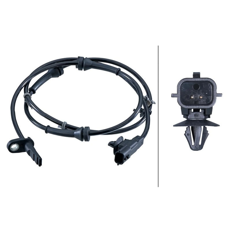 Hella ABS Wheel Speed Sensor Rear 6PU 358 251-531